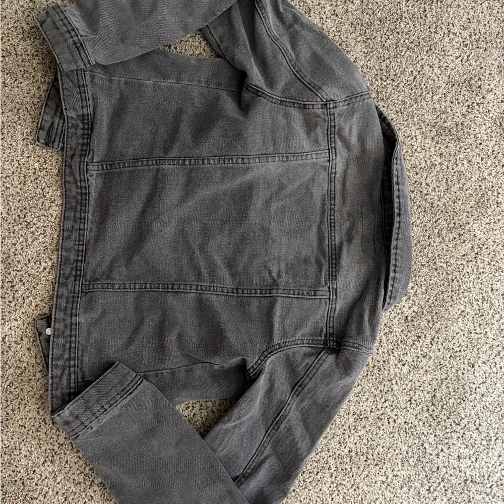 Staccato Girls' Washed Black‎ Denim Trucker Jacket